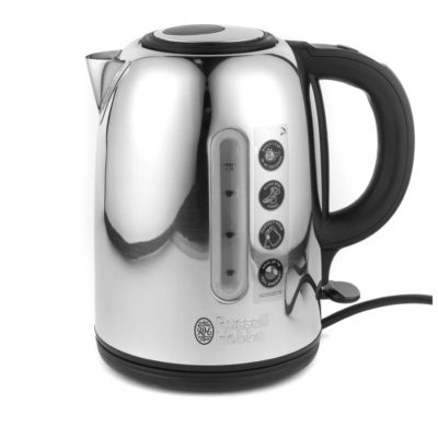 Russell Hobbs Illuminating Nevis Polished Stainless Steel 1.7L Kettle Russell Hobbs Illuminating Nevis Polished Stainless Steel 1.7L Kettle